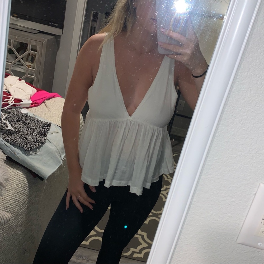 White tank top!